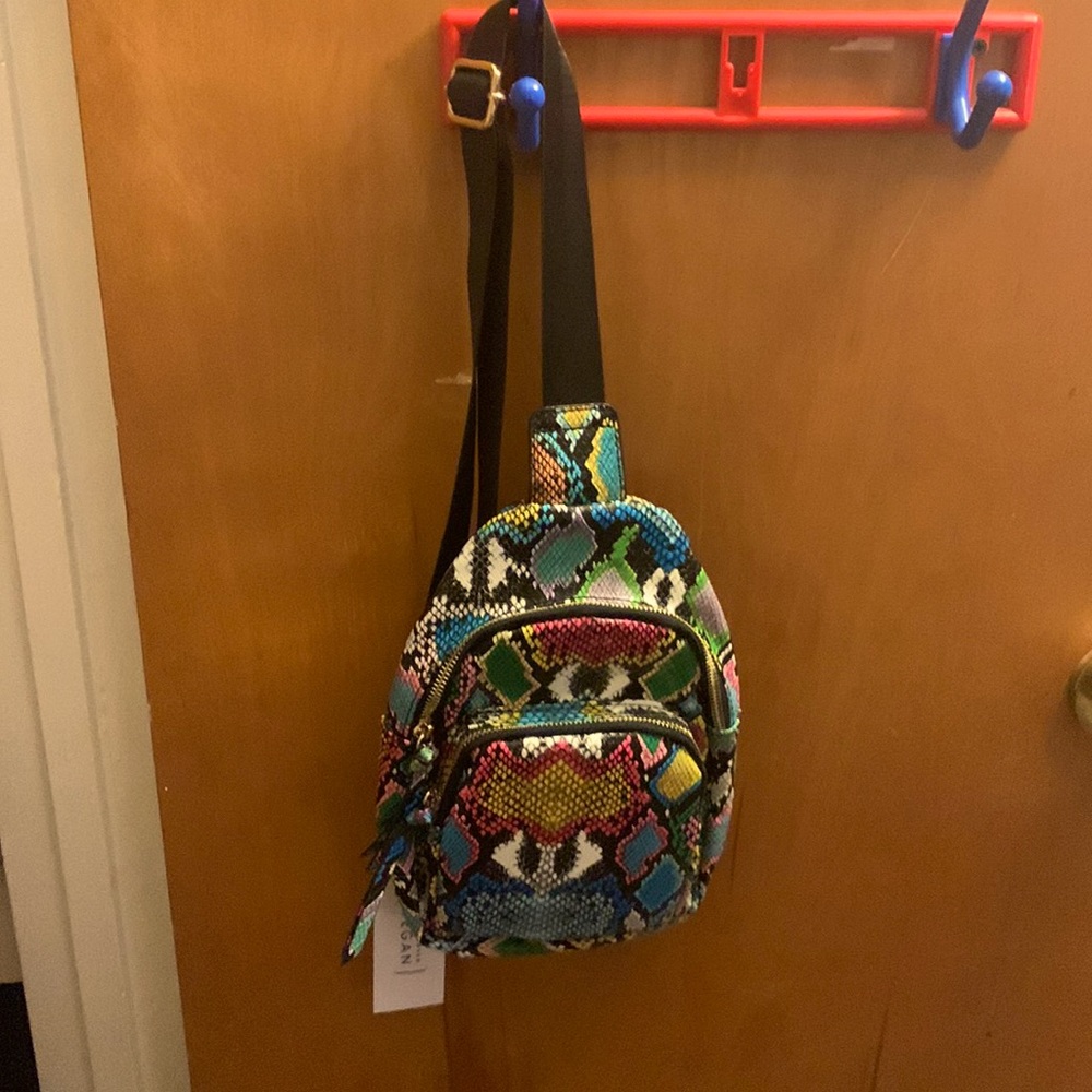 NWT Snake Skin Mini Backpack